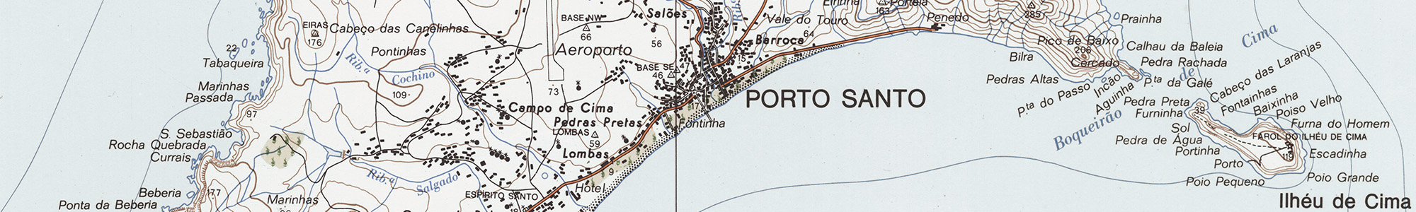Map Porto Santo